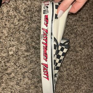 Fast Times black and white checkered vans